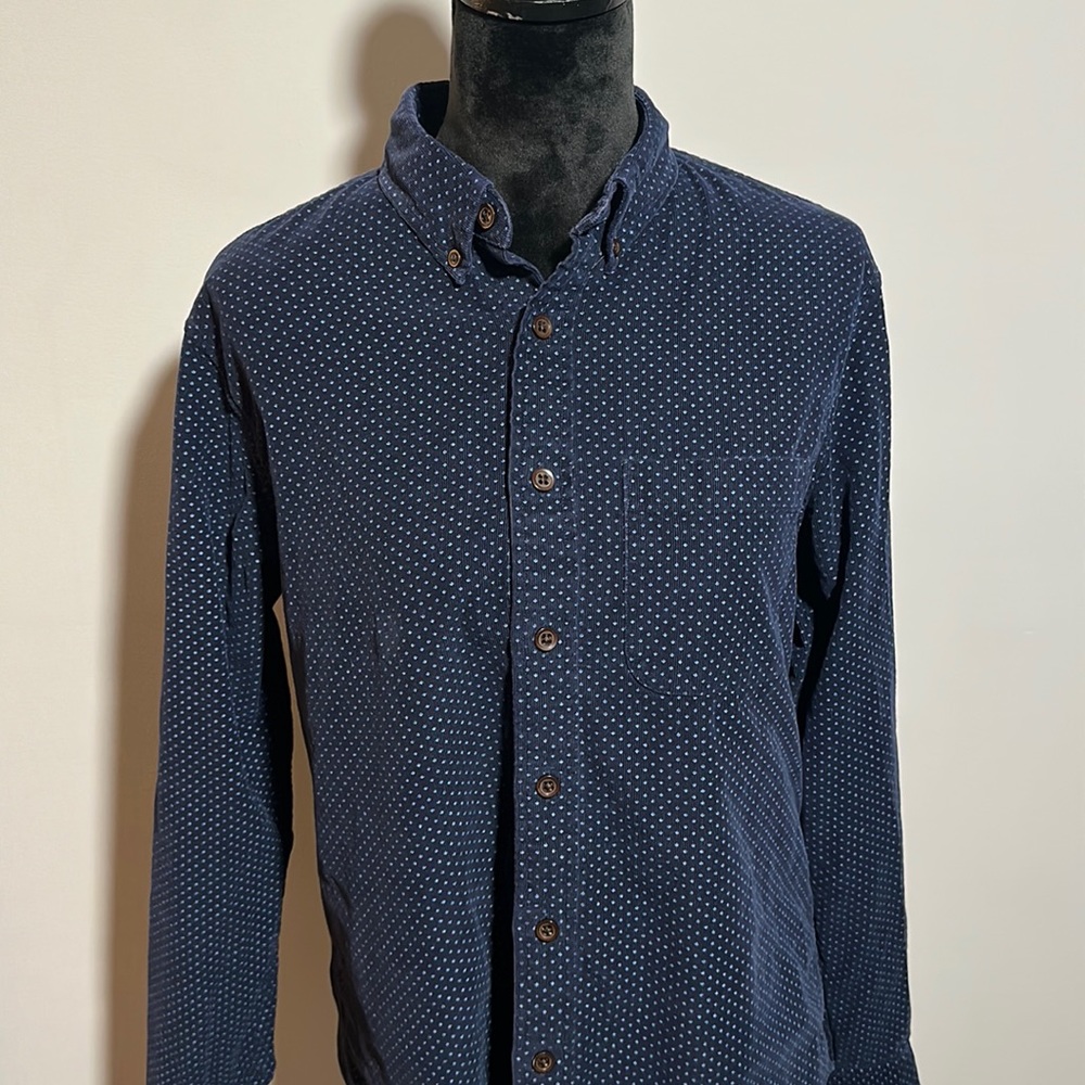 Blue Abercrombie & Fitch Long Sleeve Shirt - Size M